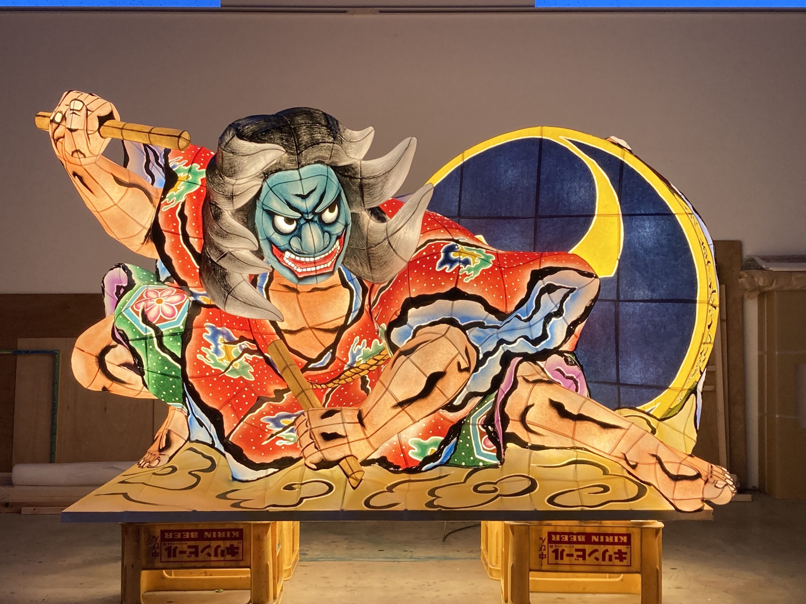 ねぶた原画縦70cm横120cmくらい、重さ4kgくらい ねぶた原画縦70cm横120cmくらい、重さ4kgくらい ねぶた原画縦70cm横